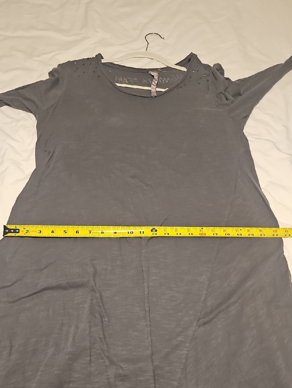 Magnolia Pearl Charcoal Gray Long-Sleeve Dress - Picture 7 of 7